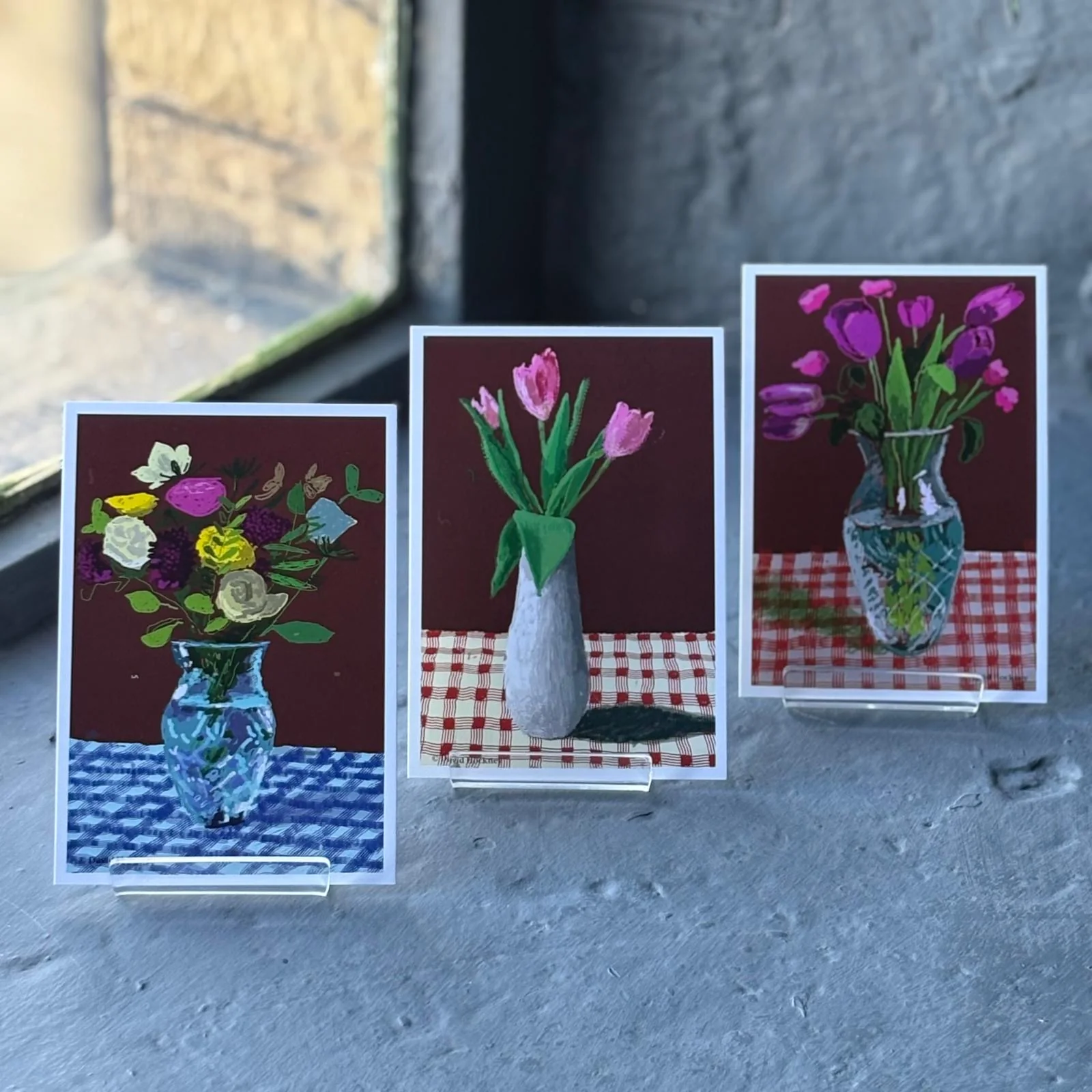 10 Flowers Postcards from '20 Flowers for 2025 And Some Bigger Pictures' by David Hockney - Image 16