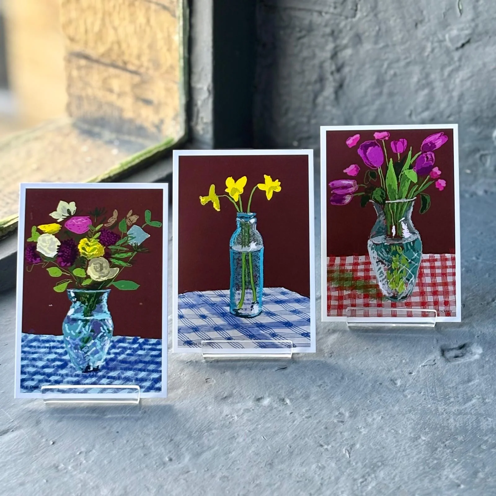 10 Flowers Postcards from '20 Flowers for 2025 And Some Bigger Pictures' by David Hockney - Image 18