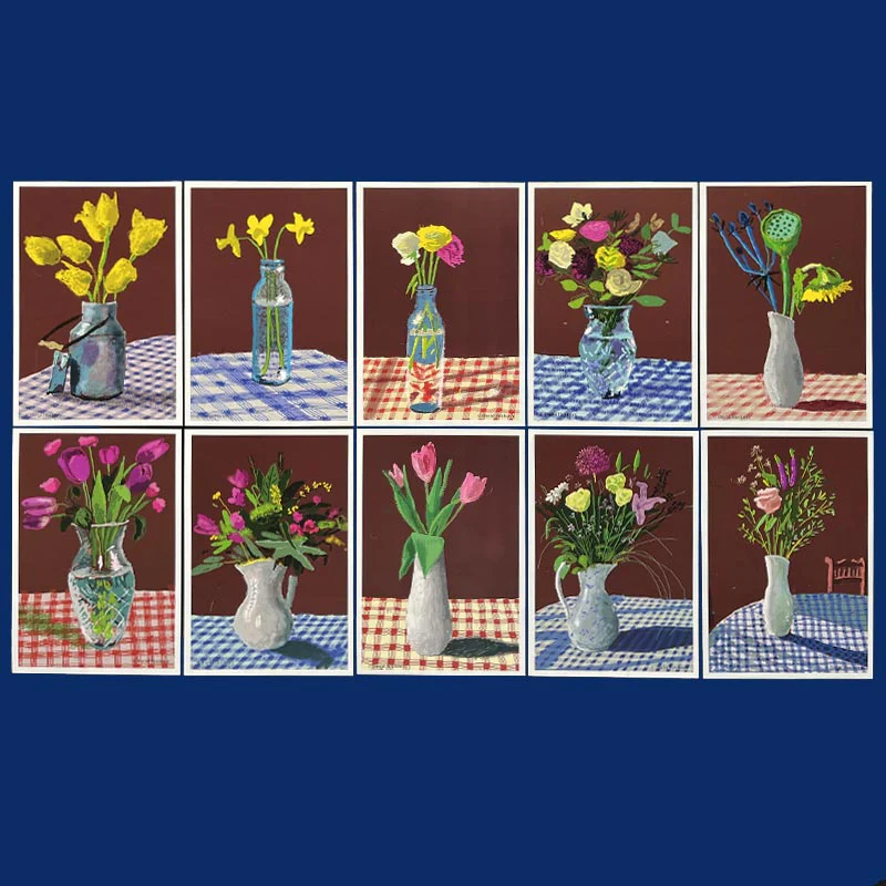 10 Flowers Postcards from '20 Flowers for 2025 And Some Bigger Pictures' by David Hockney - Image 20