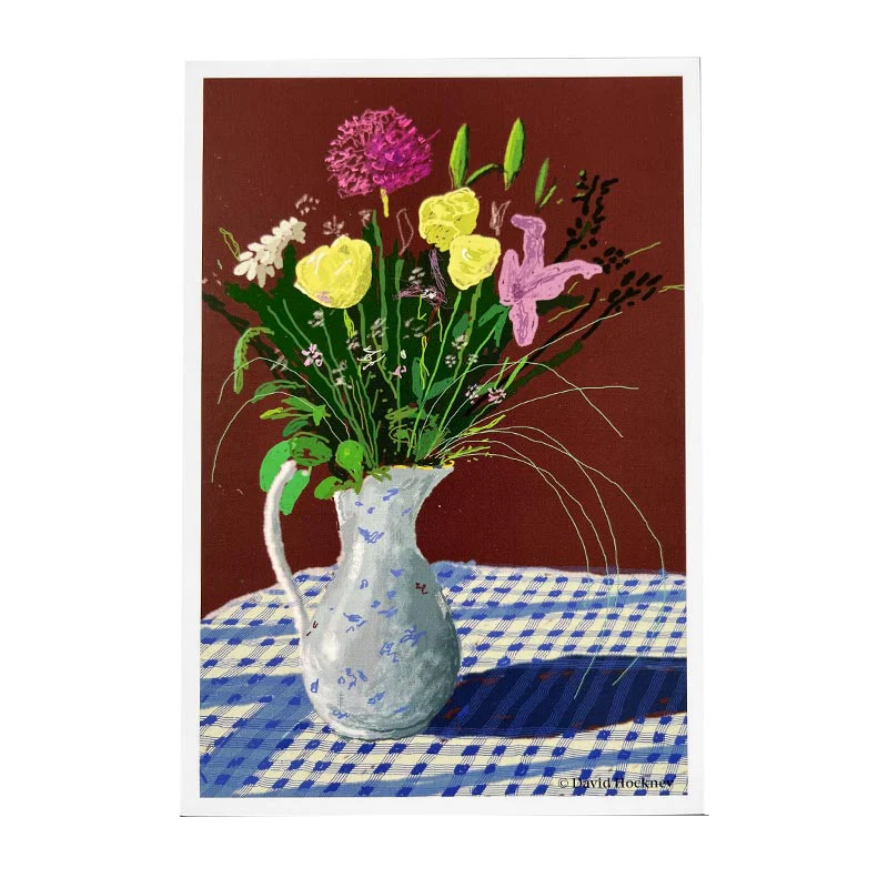 10 Flowers Postcards from '20 Flowers for 2025 And Some Bigger Pictures' by David Hockney - Image 4