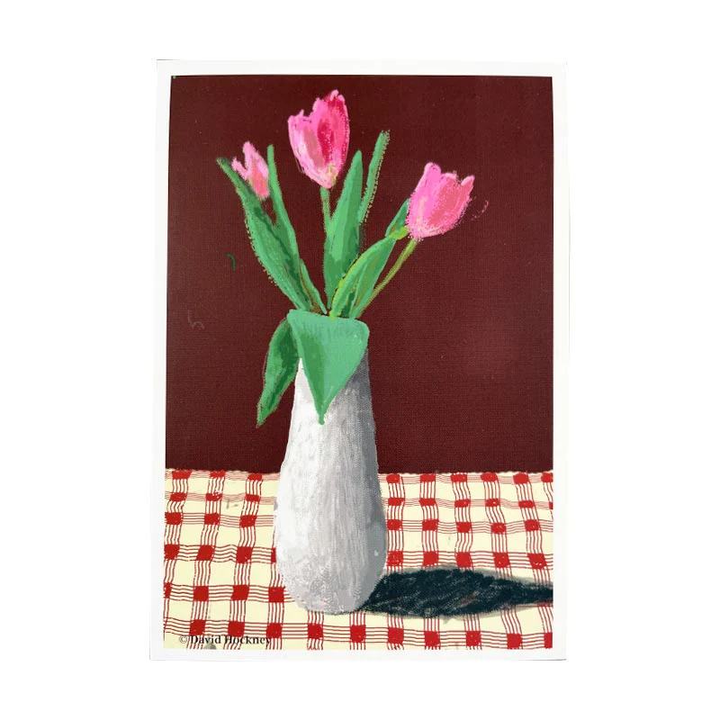 10 Flowers Postcards from '20 Flowers for 2025 And Some Bigger Pictures' by David Hockney - Image 5