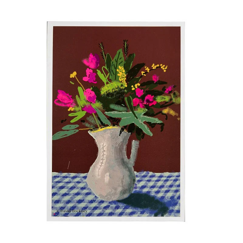 10 Flowers Postcards from '20 Flowers for 2025 And Some Bigger Pictures' by David Hockney - Image 6