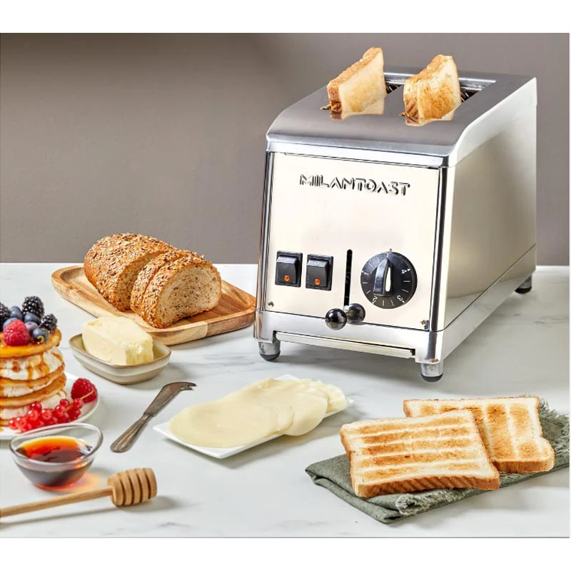 2 Slice Toaster - Stainless Steel - by Milan Toast - Image 2
