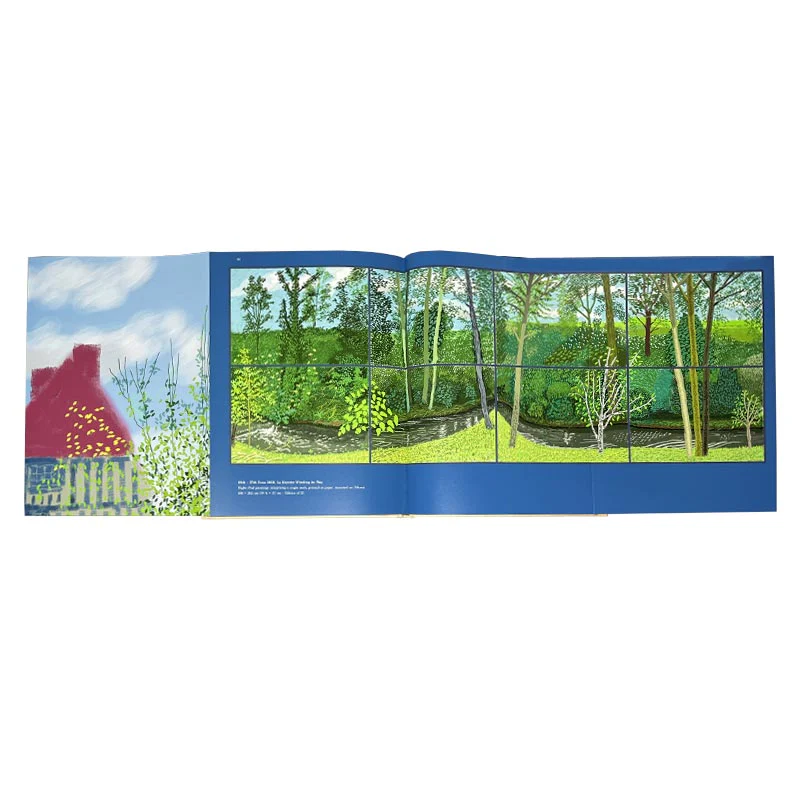 20 Flowers and Some Bigger Pictures Catalogue by David Hockney - designed by David Hockney, 1st edition hardback - Image 2