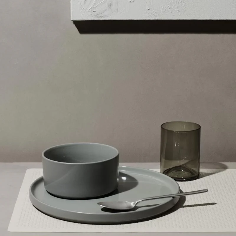 PILAR Dinner Plate - 27cm - Mirage Gray - des. Nina Thöming for blomus - Image 3