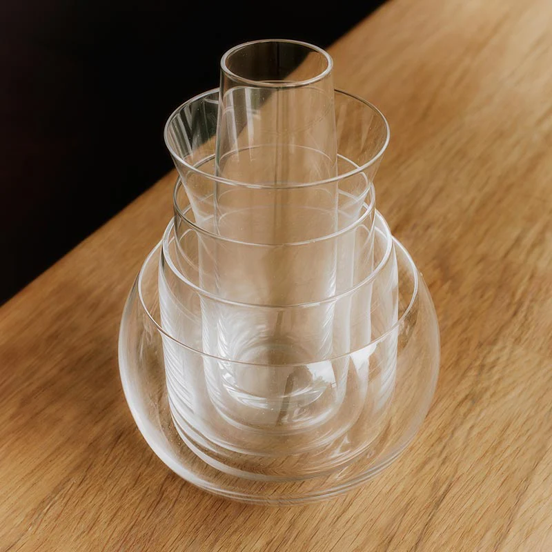 5 in 1 glasses - des. Joe Colombo, 1970, made by Cassina - Image 2