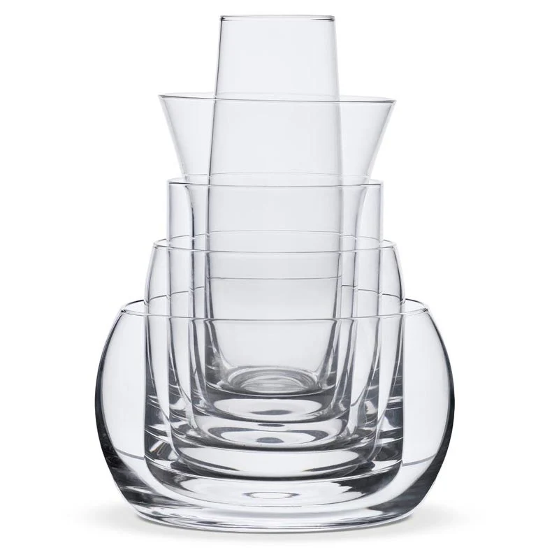 5 in 1 glasses - des. Joe Colombo, 1970, made by Cassina - Image 5