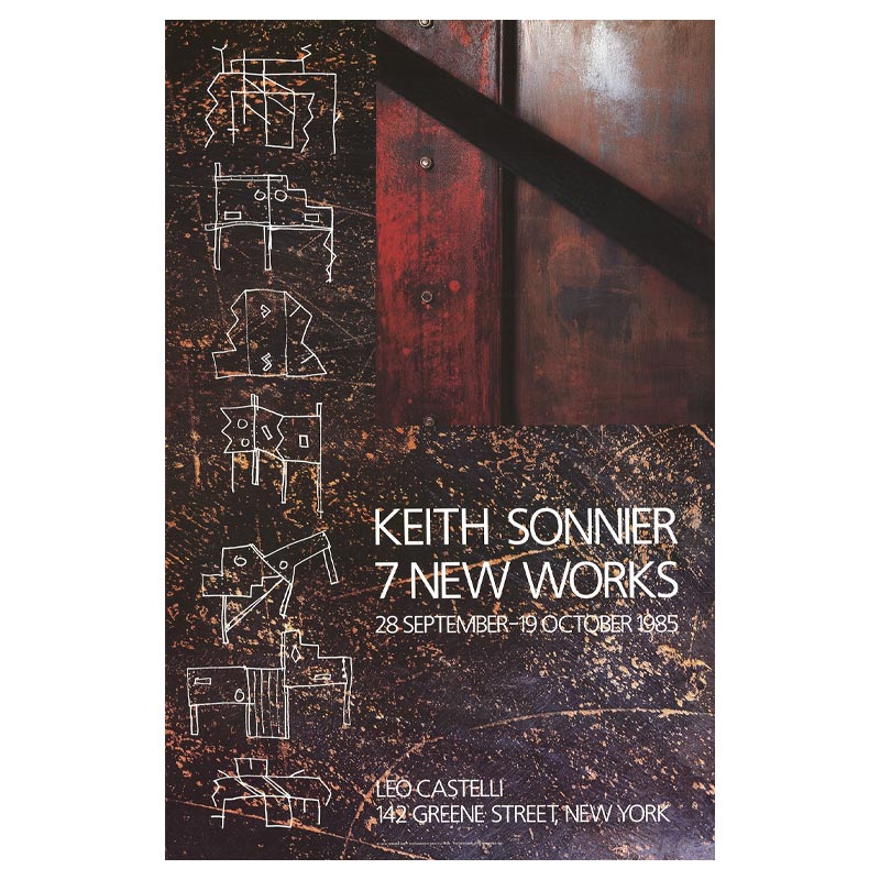 7 New Works poster by Keith Sonnier - Image 3