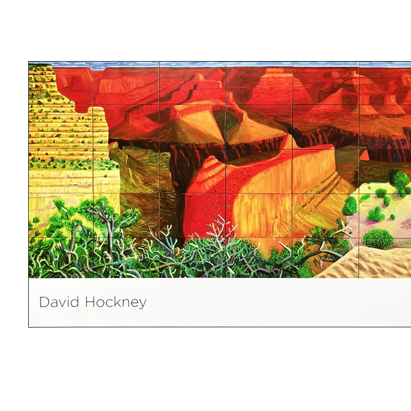 A Closer Grand Canyon Poster by David Hockney - Image 2