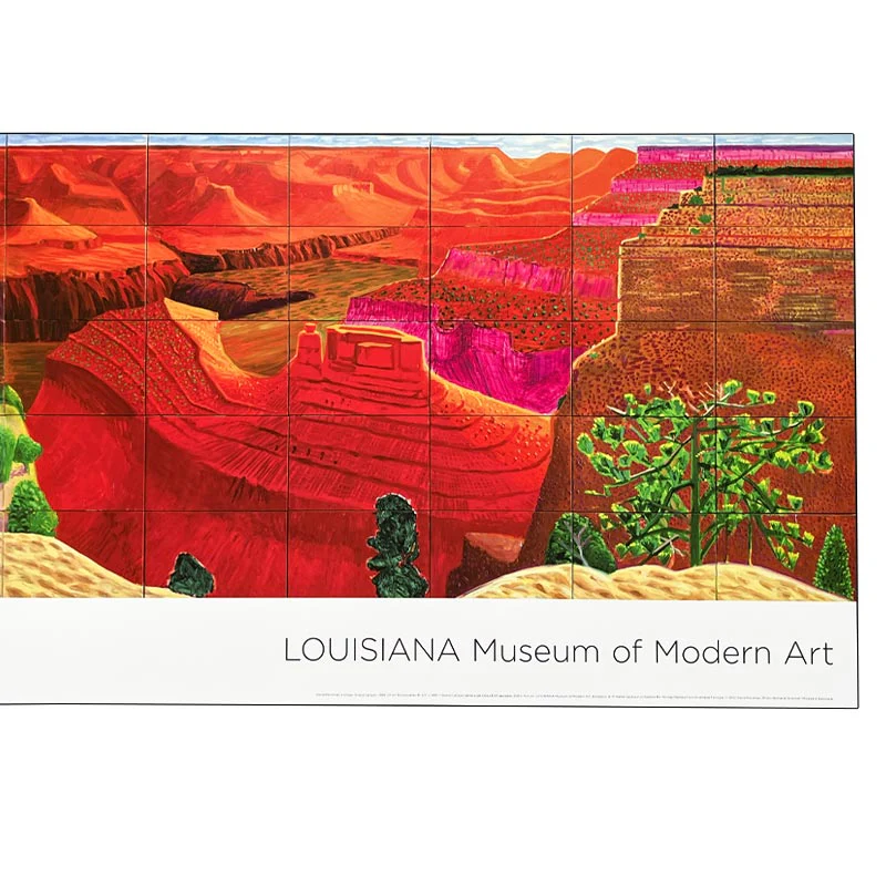 A Closer Grand Canyon Poster by David Hockney - Image 3