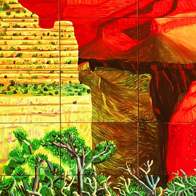A Closer Grand Canyon Poster by David Hockney - Image 4