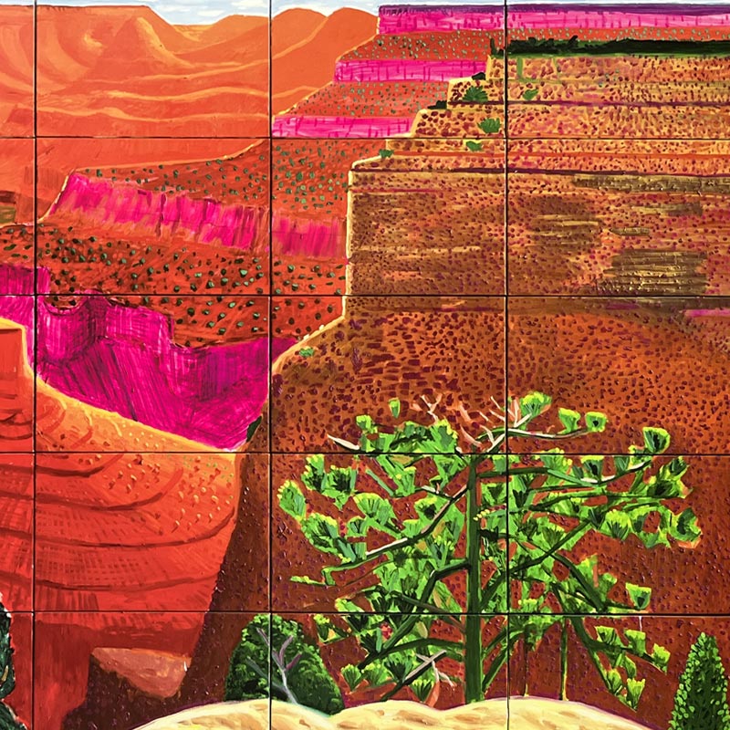 A Closer Grand Canyon Poster by David Hockney - Image 6