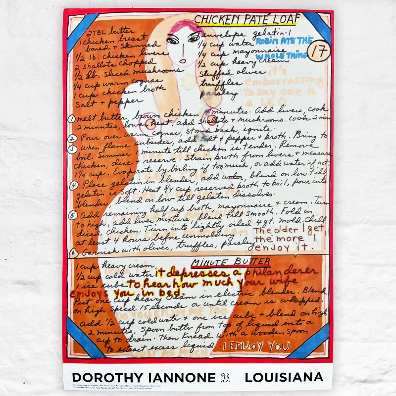 A Cook Book (1969) poster by Dorothy Iannone