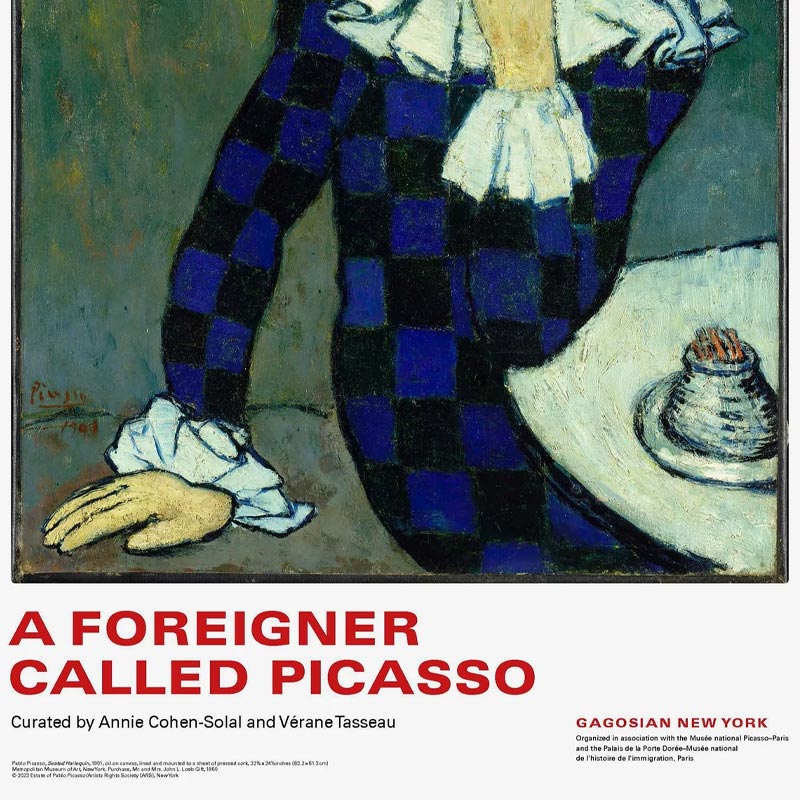 A Foreigner Called Picasso (Seated Harlequin) poster by Pablo Picasso - Image 2