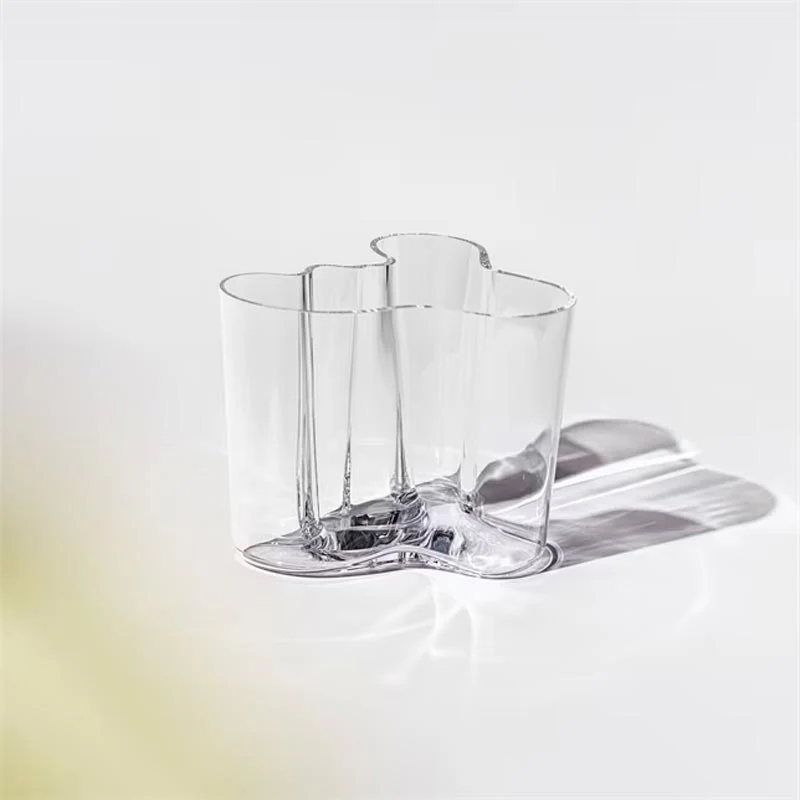 Aalto Vase Clear - 120mm - des. Alvar Aalto, made by Iittala - Image 2