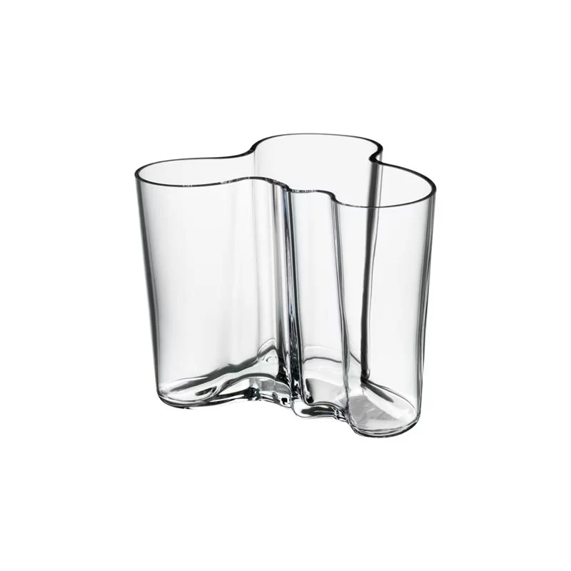 Aalto Vase Clear - 120mm - des. Alvar Aalto, made by Iittala - Image 3