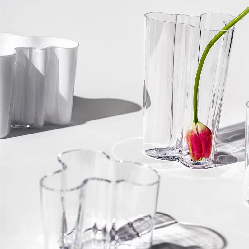 Aalto Vase - 160mm, Opal - des. Alvar Aalto, 1937. made by Iittala - Image 3