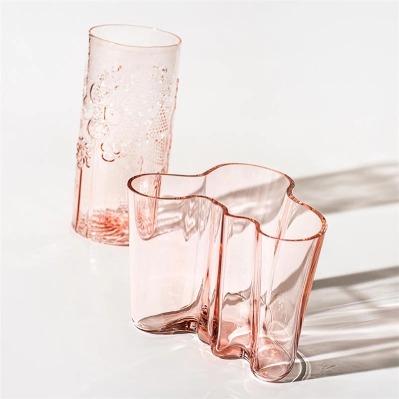 Aalto Vase - 160mm - salmon pink - des. Alvar Aalto, made by Iittala - Image 4