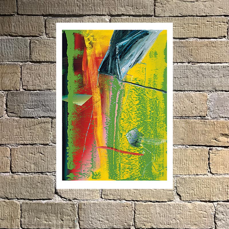 Abstract Image, 1982, Work 503 by print by Gerhard Richter - hand numbered edition of 500 - Image 2