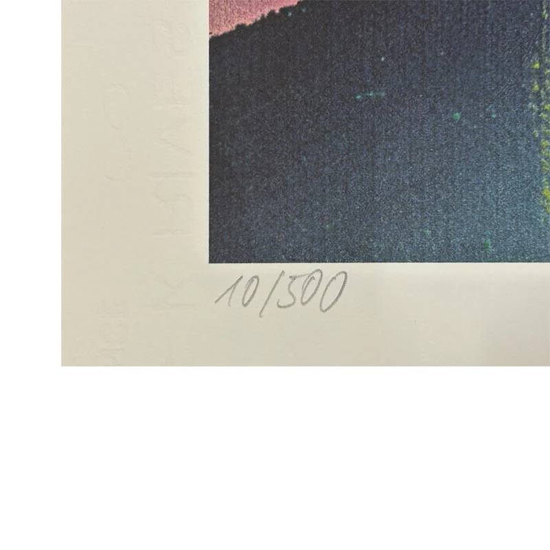 Abstract Image, 1983, Work 522-3 print by Gerhard Richter - hand numbered edition of 500 - Image 3