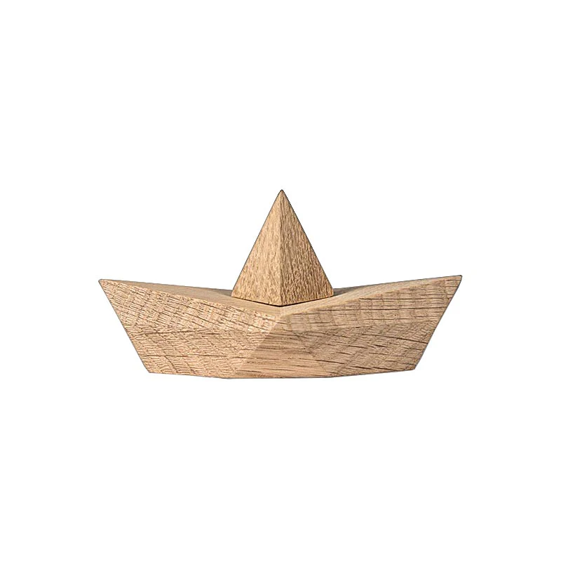 Admiral Wooden 'Paper' Boat by Boyhood - Small, Natural Oak - Image 3