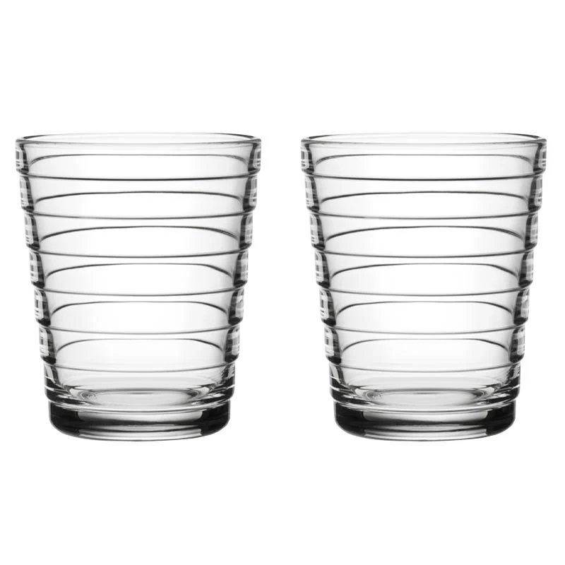 Set of 2 Aino Aalto Tumblers - 22cl, Clear - made by Iittala - Image 5