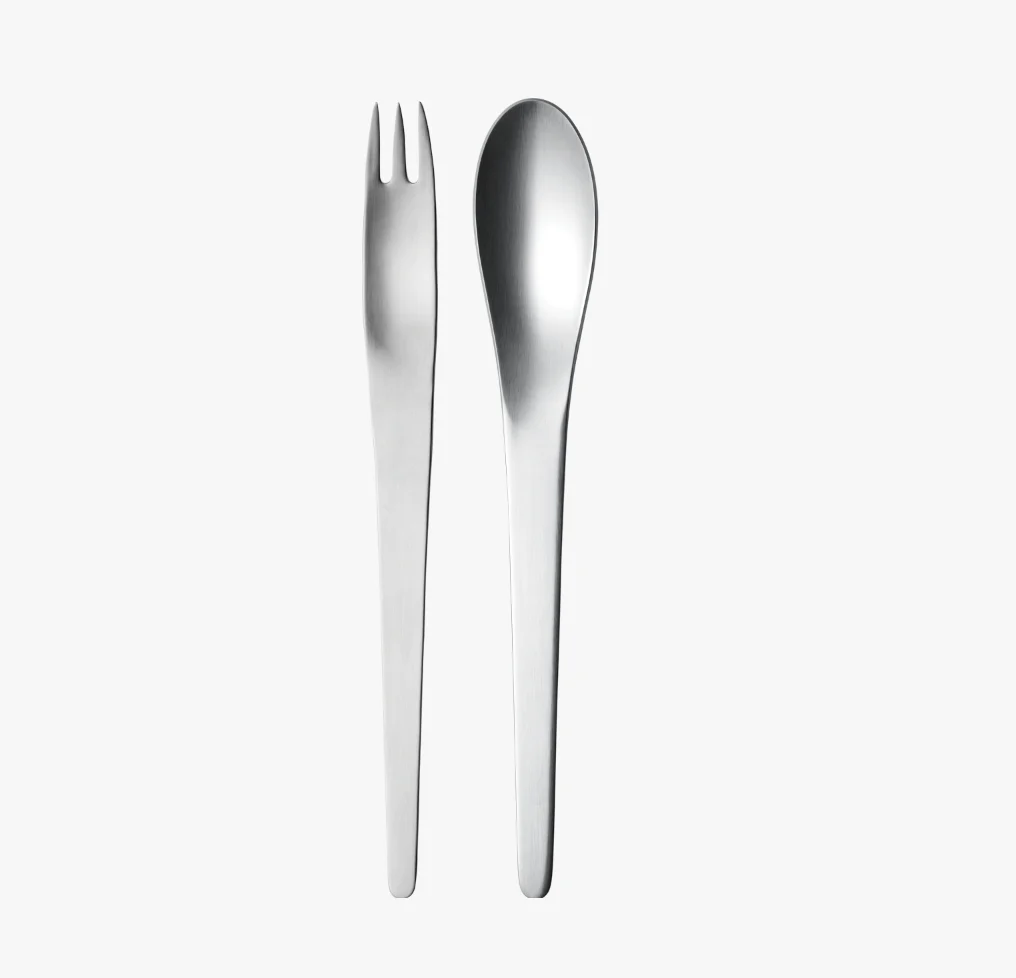 Salad Servers des. Arne Jacobsen for Georg Jensen - Image 2
