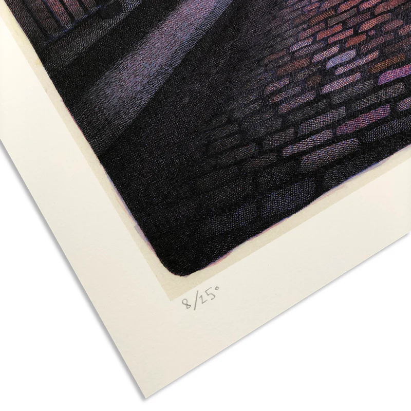 Sunrise, Albert Terrace, Saltaire signed limited edition giclée print by Nick Tankard - Image 5