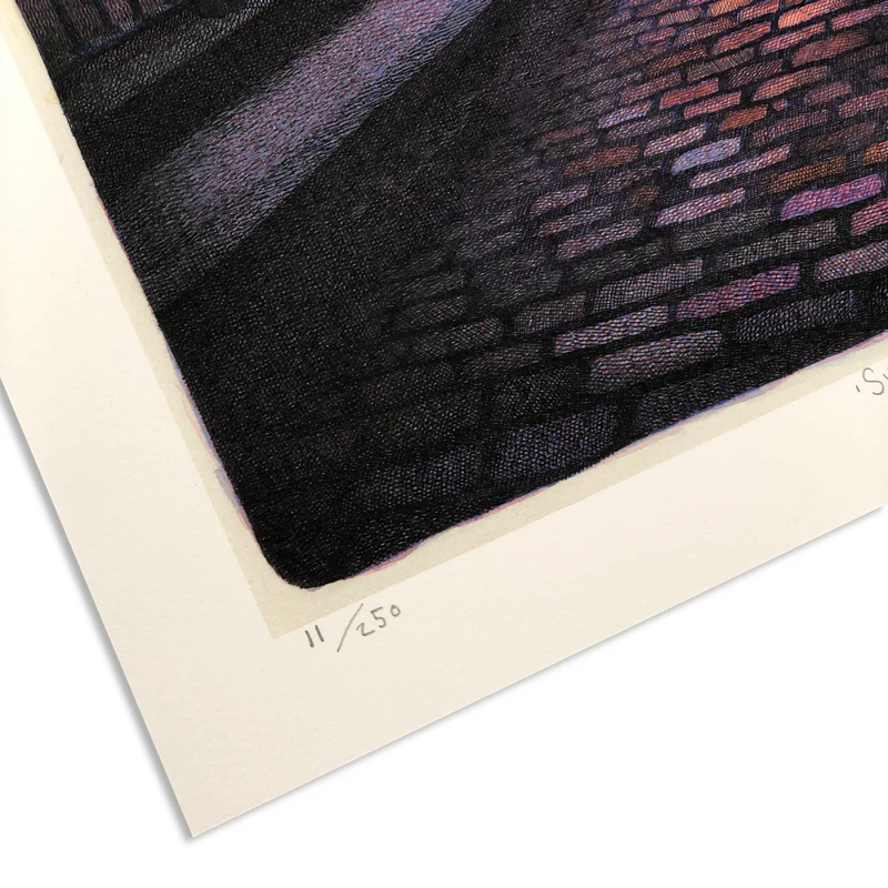 Sunrise, Albert Terrace, Saltaire signed limited edition giclée print by Nick Tankard - Image 6
