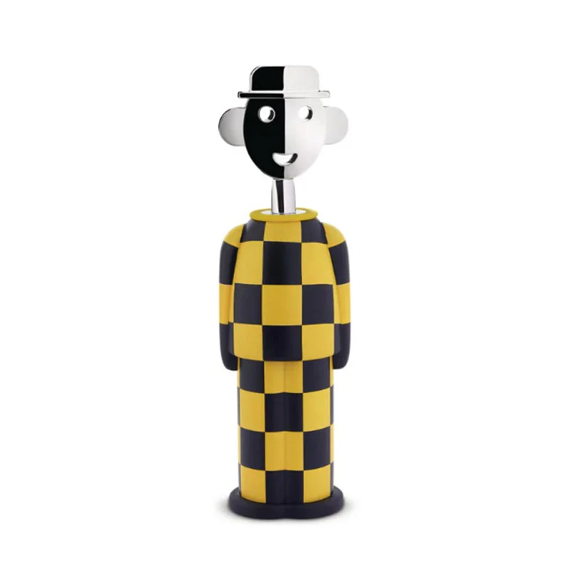 Alessandro M. Corkscrew - Giallo e Nero - des. Alessandro Mendini for Alessi - Image 4
