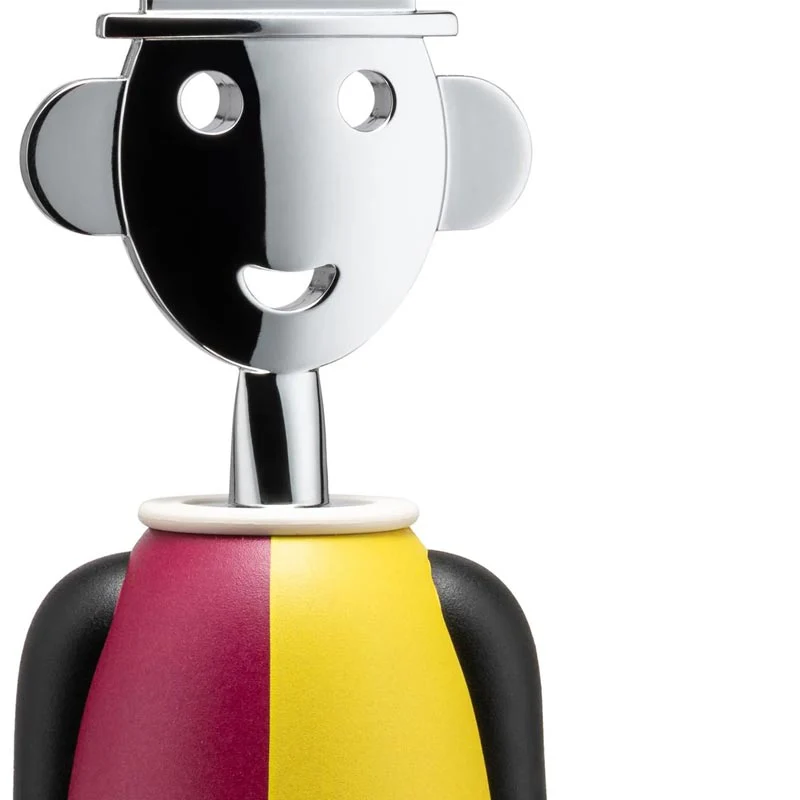 Alessandro M. Corkscrew - Parade - des. Alessandro Mendini (pattern des. Arthur Arbesser) for Alessi - Image 5