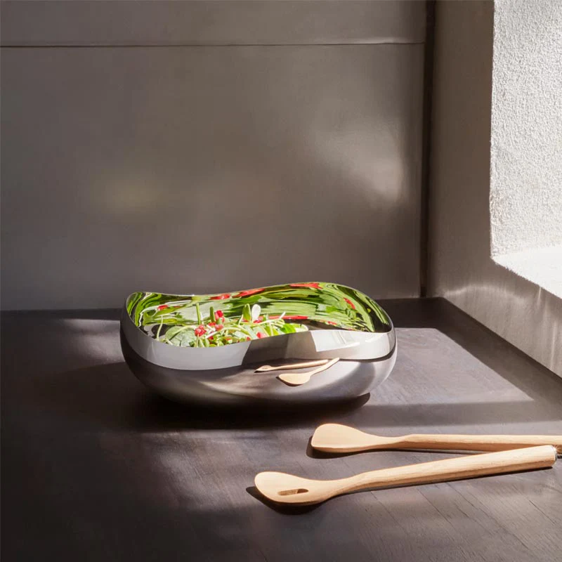 Alfredo Oak Wood Salad servers - des. Alfredo Häberli for Georg Jensen - Image 4