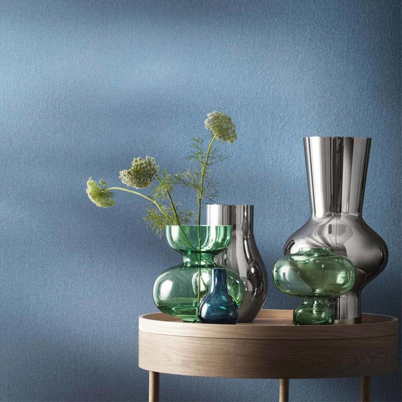 Alfredo Vase - Green glass, 25cm high - by Georg Jensen - Image 4