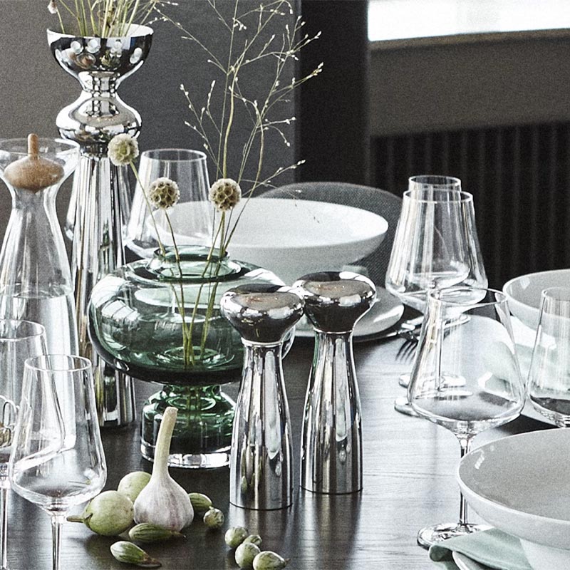 Alfredo Steel Vase - 40cm high - by Georg Jensen - Image 2