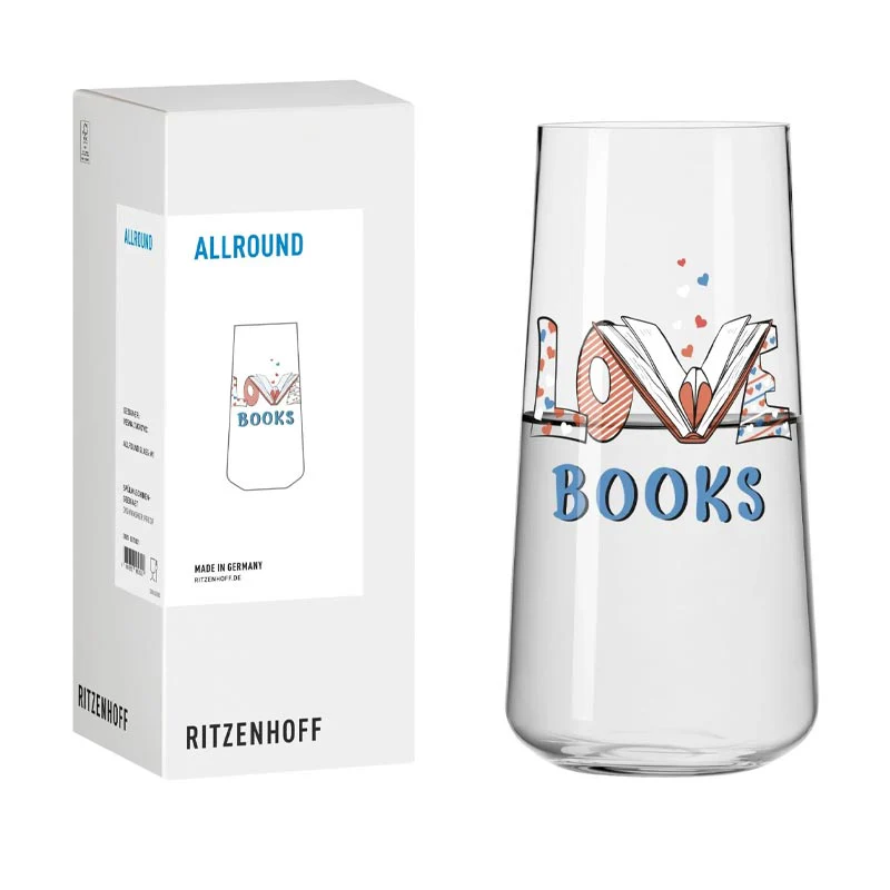 Books Universal Water Glass #1 (8272001) - Allround - des. Vesna Cvorovic for Ritzenhoff - Image 5