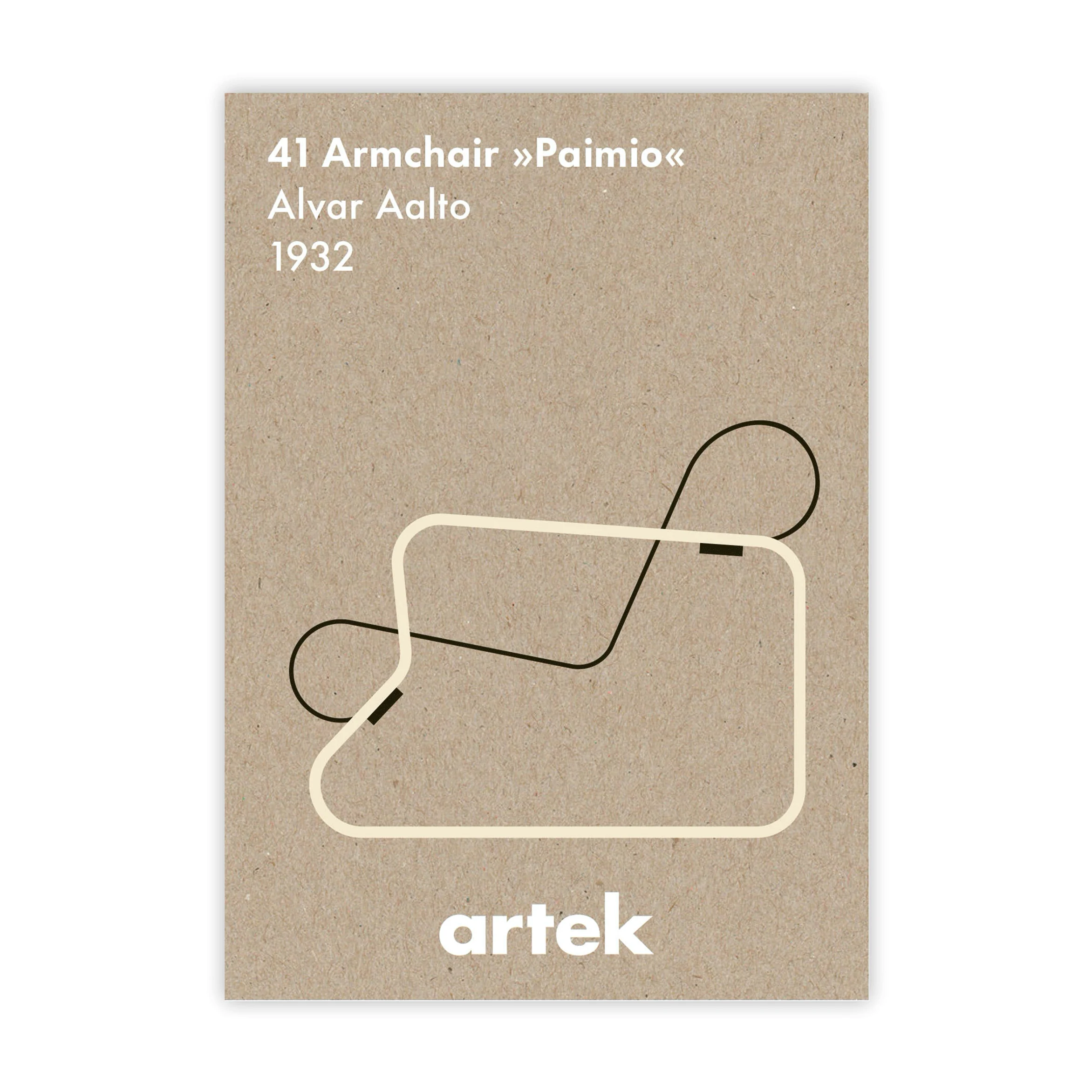 Alvar Aalto Paimio Poster by Greige for Artek - Image 2