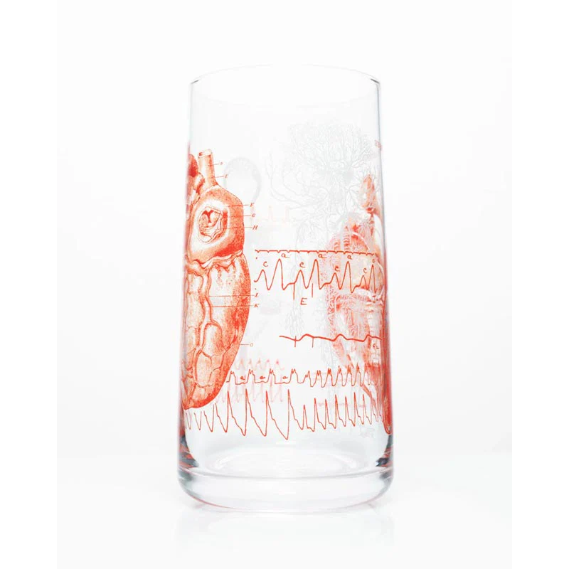 Anatomical Heart Tumbler Drinking Glass by Cognitive Surplus - Image 2