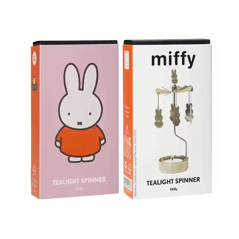 Miffy Tealight Spinner, by Pluto Design - Image 2