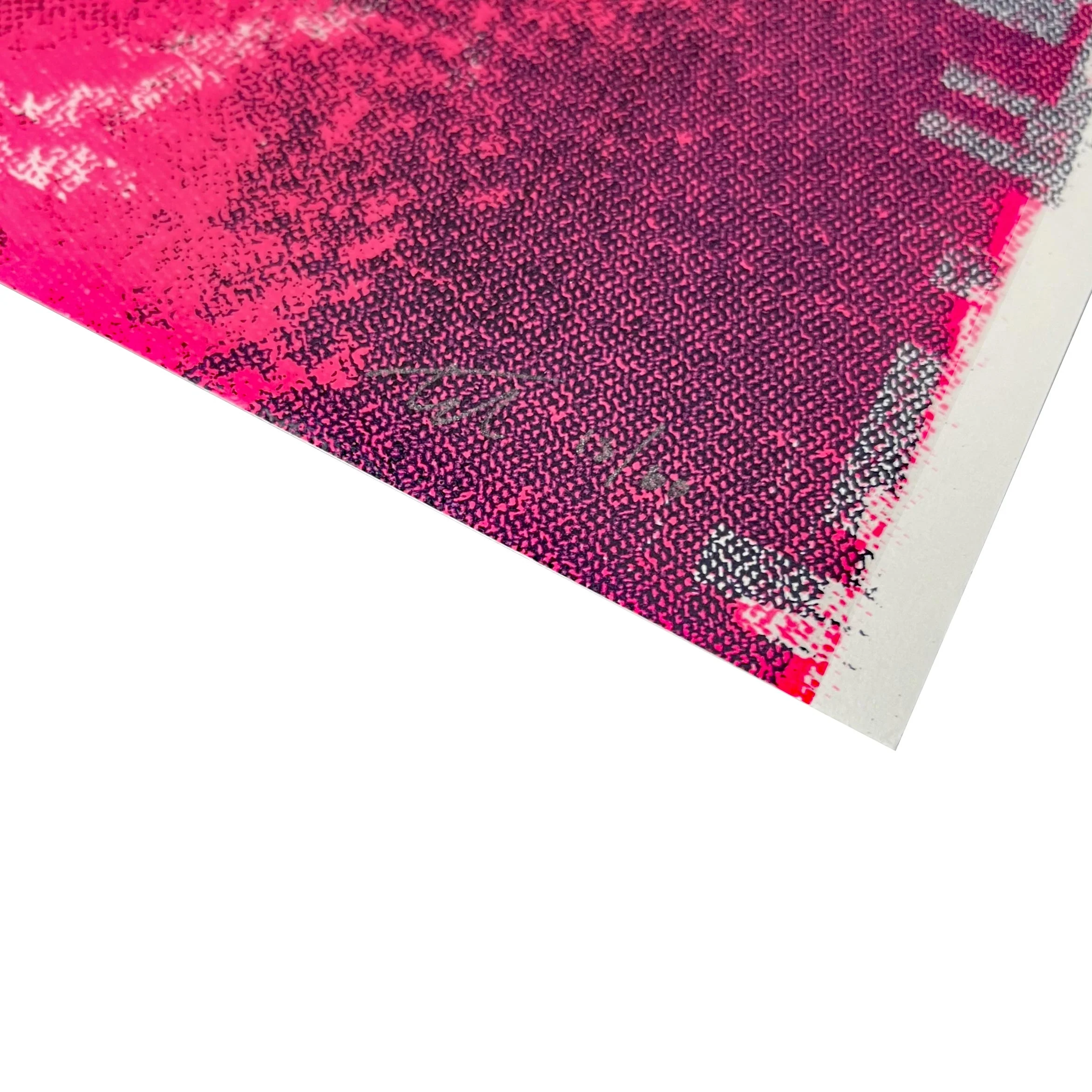 Angel Olsen poster by Tommy Davidson-Hawley - hand pulled 3 colour screenprint - signed and numbered artist's proof - Image 3