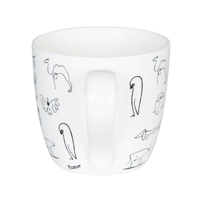 Pablo Picasso Animals Bone China Mug by Könitz - Image 4