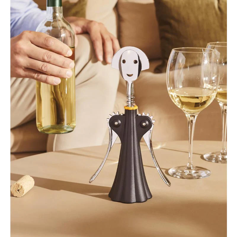 Anna G corkscrew - Black - des. Alessandro Mendini, 1994 (made by Alessi) - Image 2
