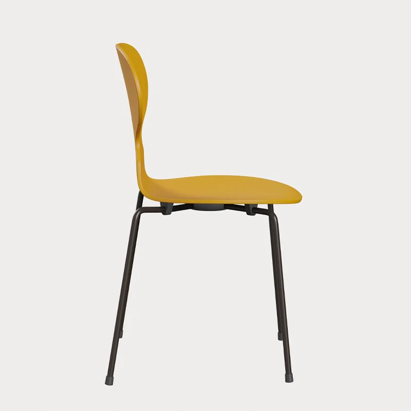 Ant chair des. Arne Jacobsen, 1951 - True yellow / Brown bronze - made by Fritz Hansen - Image 3