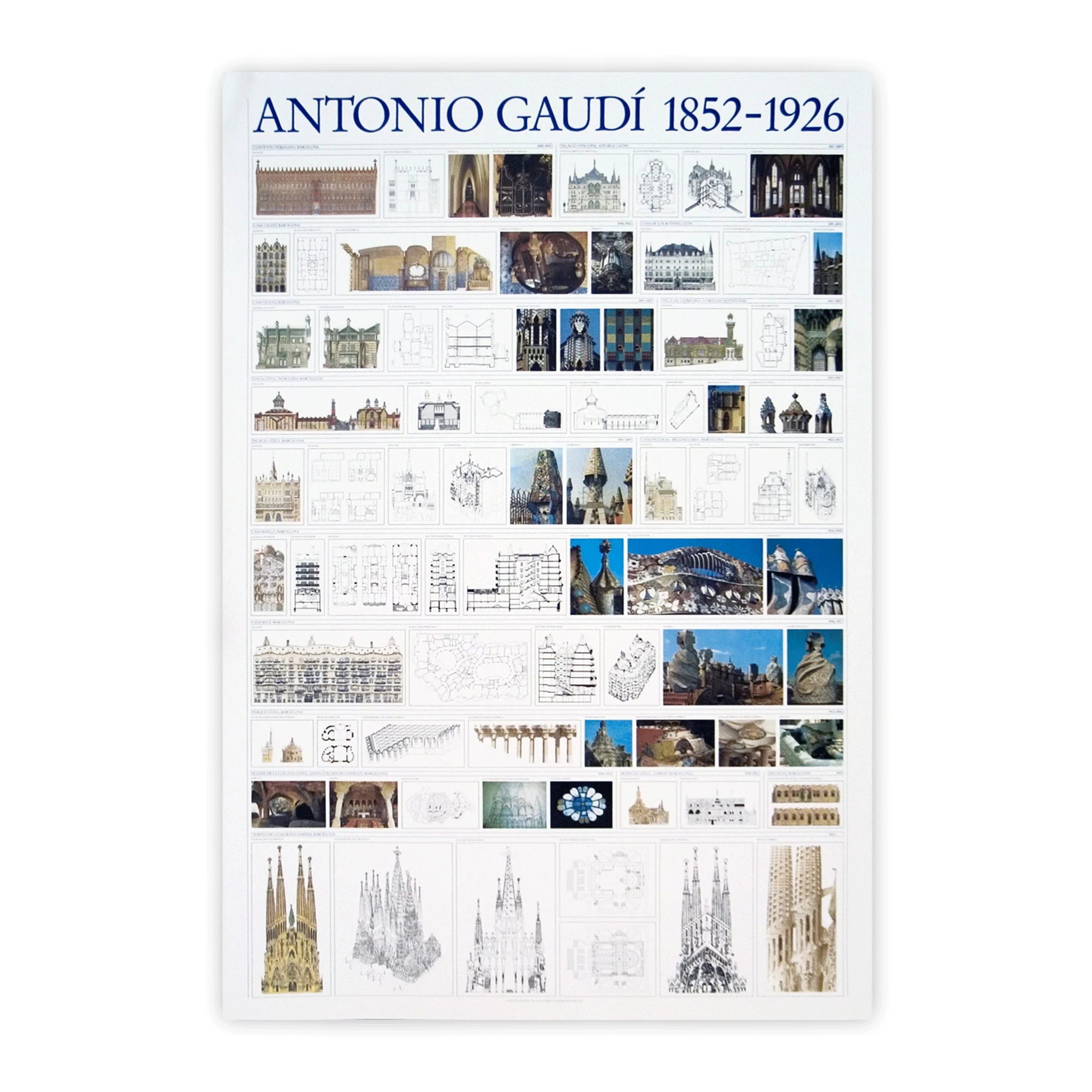 Antonio Gaudi: Architecture 1852-1926 poster - Image 2
