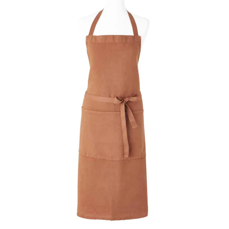 Metiers 60% Cotton 40 % Linen Apron - Fox - by Charvet Editions - Image 2