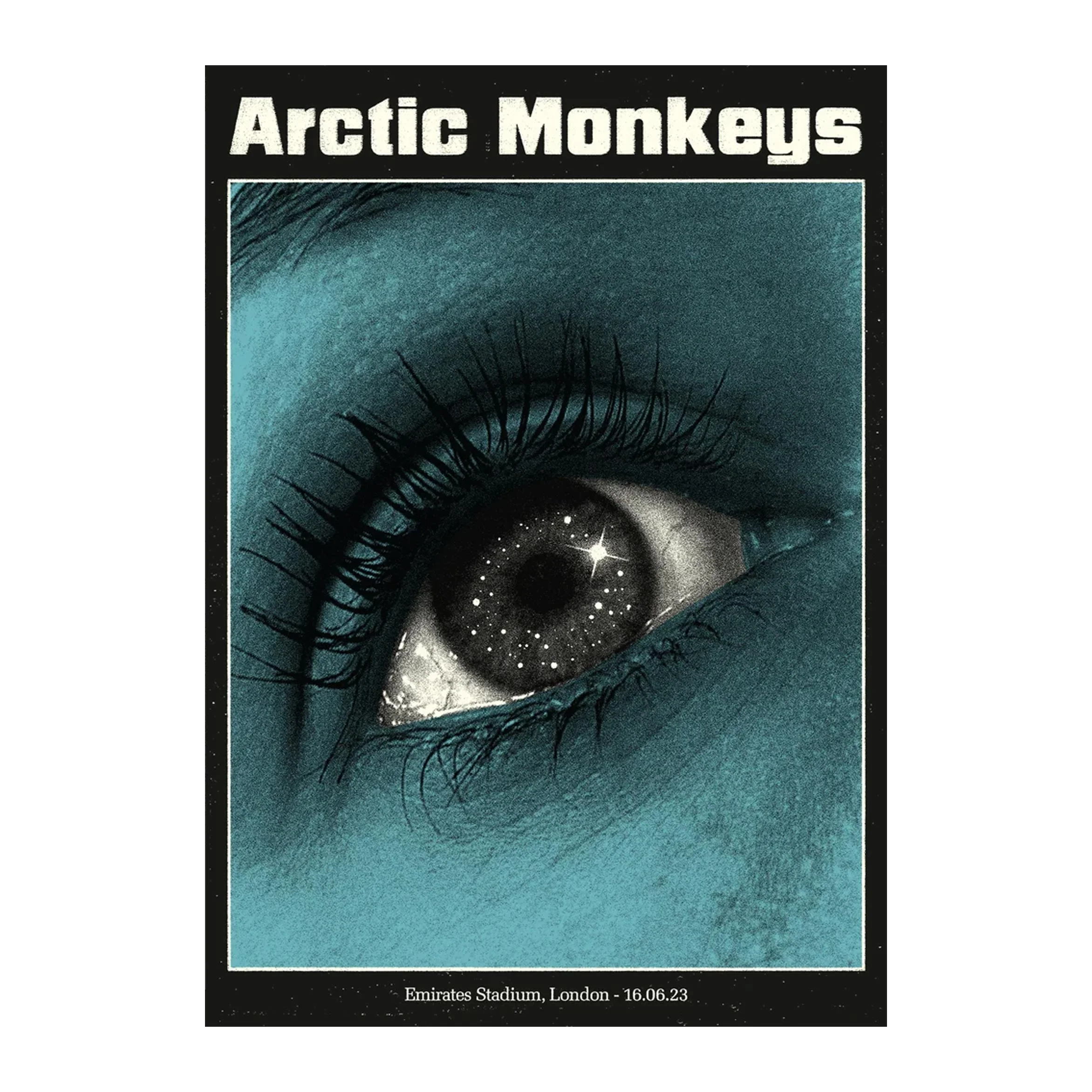 Arctic Monkeys, London 16/06/23 poster by Tommy Davidson-Hawley - hand pulled 3-colour screenprint, signed artist's editon - Image 2