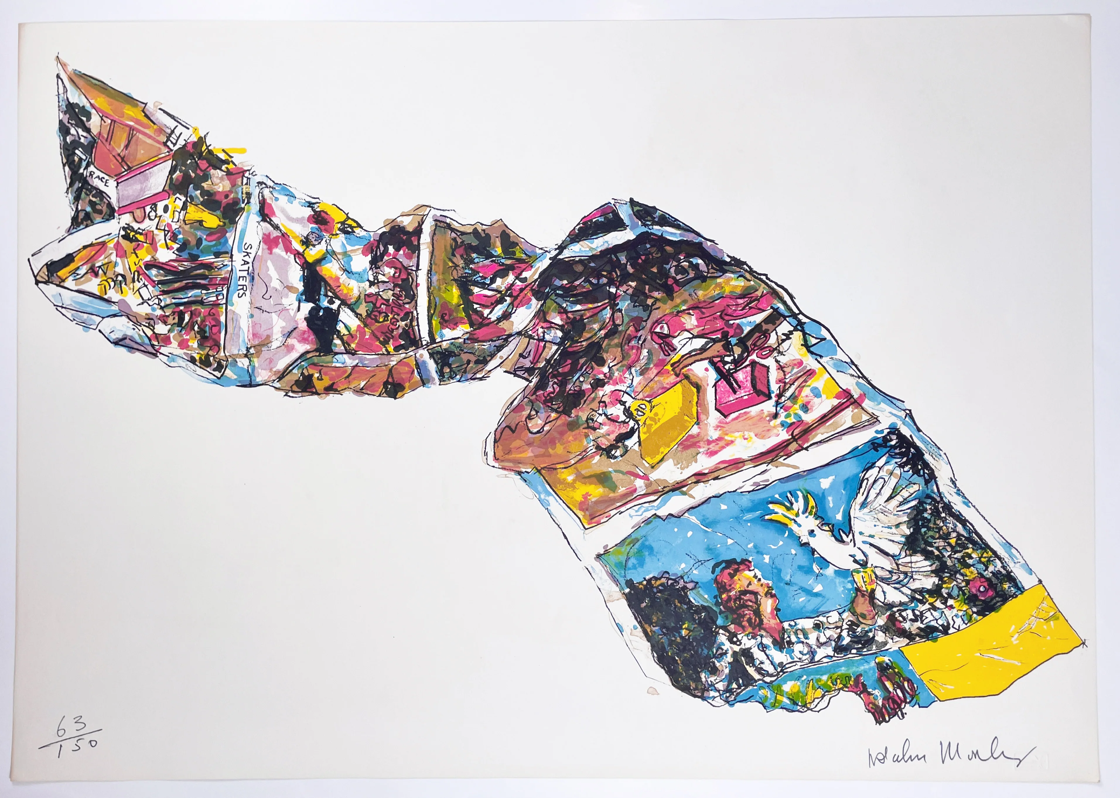 Arles/Miami (portfolio), 1973 by Malcolm Morley - portfolio of Five 5-29 colour lithographs, edition 63/100 - Image 3