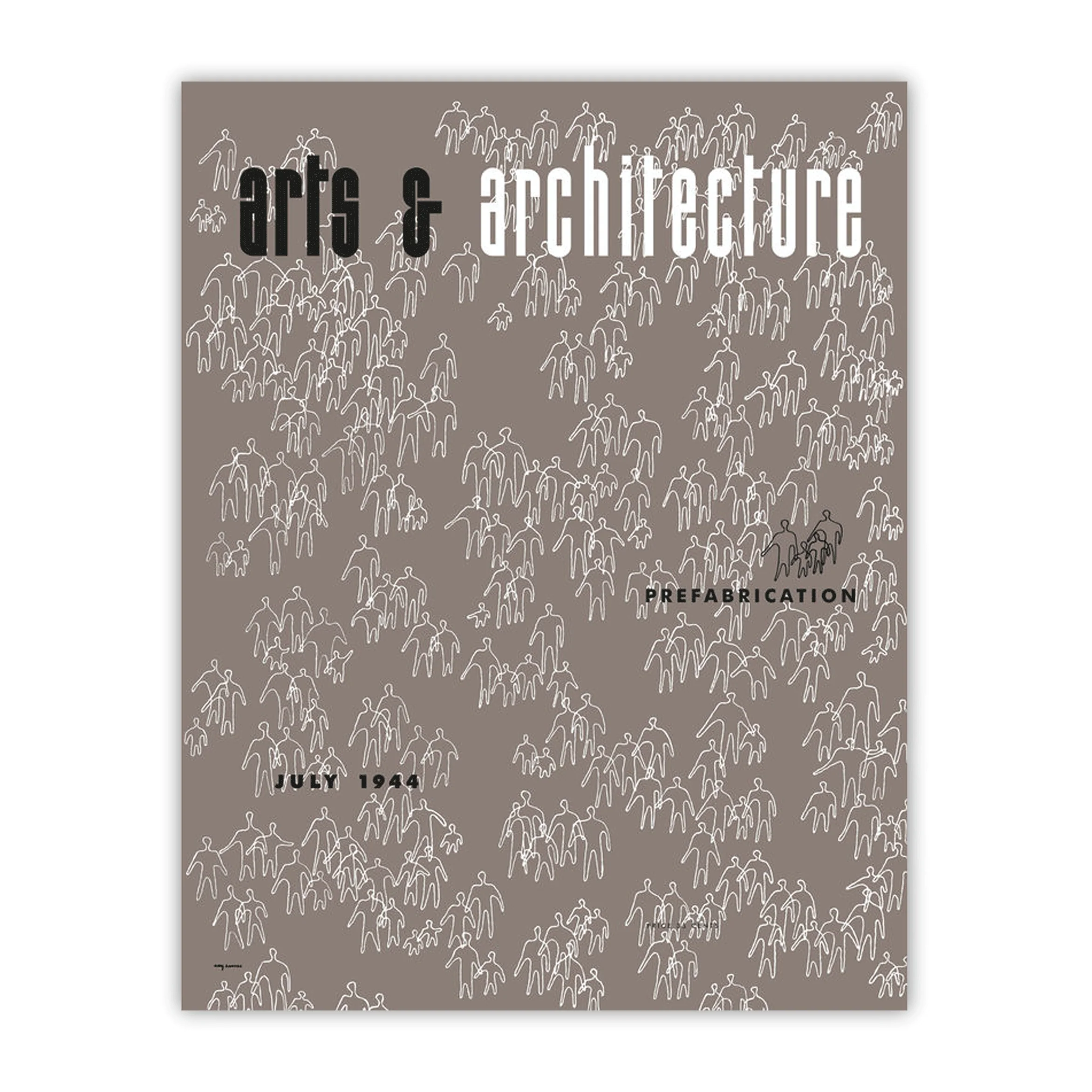Arts & Architecture Cover Print, July 1944 by Ray Eames - Image 2