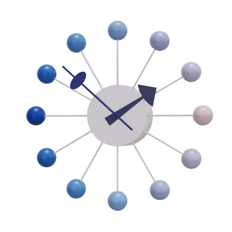 Ball wall clock (Dawn) - Limited Edition des. George Nelson, 1949 - 1960 (made by Vitra) - Image 7