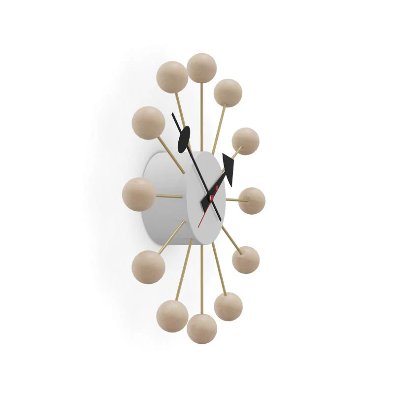 Ball Wall Clock (Natural), des. George Nelson, 1948 - 1960 (made by Vitra) - Image 2