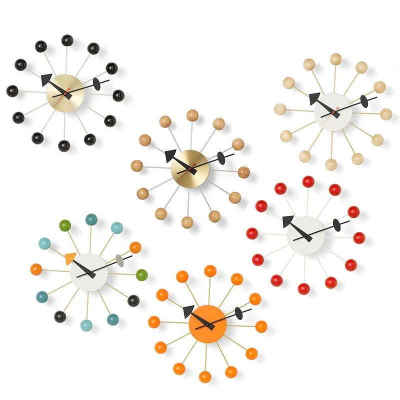 Ball Wall Clock (Natural), des. George Nelson, 1948 - 1960 (made by Vitra) - Image 3